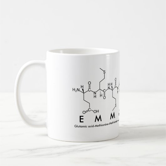 Tasse des Emmaline-Peptids (Links)