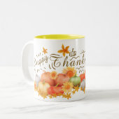 Tasse des Erntedanks Autumn Pumpkin (Vorderseite Links)
