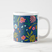Tasse des ersten Monogramms floral Jumbo (Rechts)