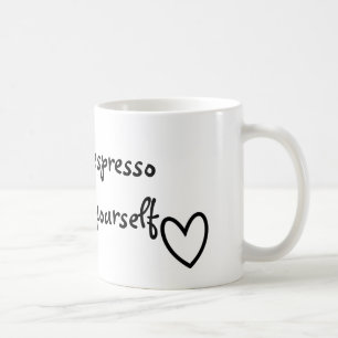 Tasse des Espresso sich