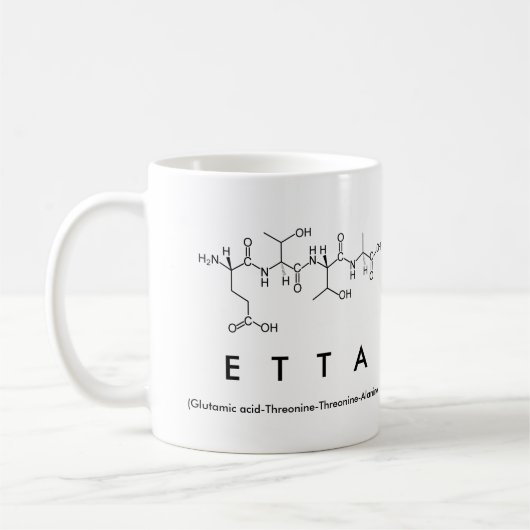 Tasse des Etta-Peptids (Links)