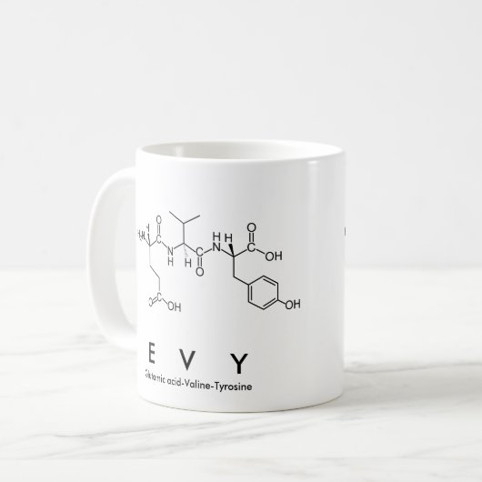 Tasse des Evy-Peptids (Vorderseite Links)