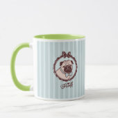 Tasse des Extravaganten Mops durch Fluff (Links)