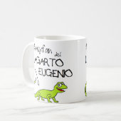 Tasse des Fans der Eidechse Eugenio (Vorderseite Links)