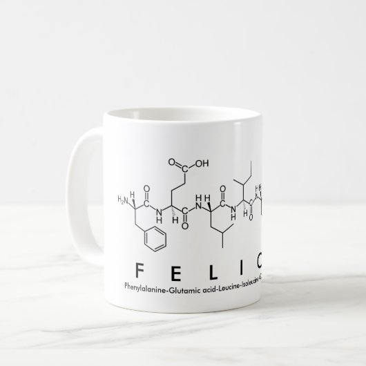 Tasse des Felicia-Peptids (Vorderseite Links)