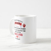 Tasse des Feuerwehrmanns. Das gehört einem Feuer (Vorderseite Links)