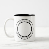 Tasse des Firmenzeichens (Links)