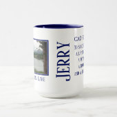 Tasse des Fischlebens mit Ihrem Namen und Ihrem Un (Zentrum)