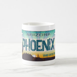 Tasse des Flaggenschilds Phoenix Arizona
