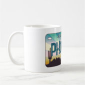 Tasse des Flaggenschilds Phoenix Arizona (Links)