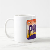 Tasse des Flaggenschilds Phoenix Arizona (Links)