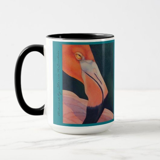 Tasse des Flamingo-15oz (Links)