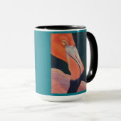 Tasse des Flamingo-15oz (VorderseiteRechts)