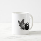 Tasse des Fliegen-8Ball (VorderseiteRechts)