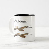 Tasse des Fliegen-Pelikan-3 (Vorderseite Links)