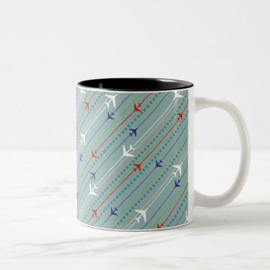 Tasse des Flugzeugmusters (Rechts)