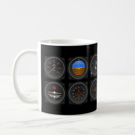 Tasse des Flugzeugs (Links)