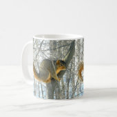 Tasse des Fox-Eichhörnchen-Profil-(Winter) (Vorderseite Links)