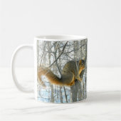 Tasse des Fox-Eichhörnchen-Profil-(Winter) (Links)