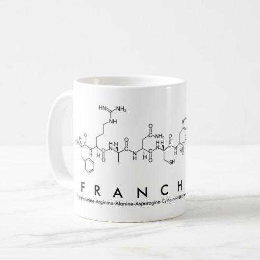 Tasse des Franchesca-Peptids (Vorderseite Links)