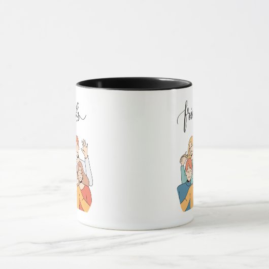 Tasse des Freundschaftsdesigns (Zentrum)