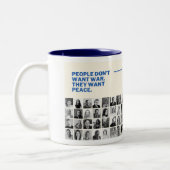 Tasse des Friedens gewollt (Links)