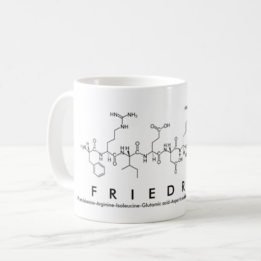 Tasse des Friedrich-Peptids (Vorderseite Links)