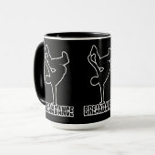 Tasse des Frühstücks - wählen Sie Stil & Farbe (Vorderseite Links)