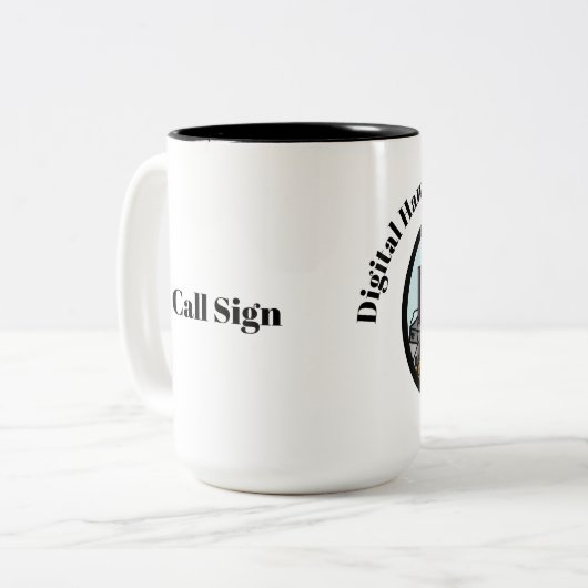 Tasse des Funknetzbetreibers (Vorderseite Links)