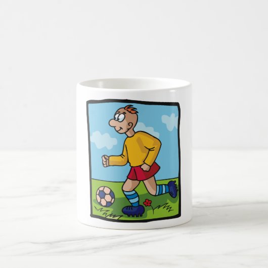 Tasse des Fußball-Spielers (Mittel)