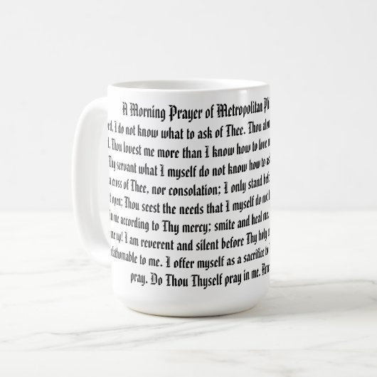 Tasse des Gebets (Vorderseite Links)