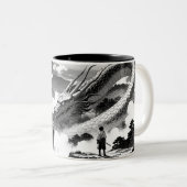 Tasse des Gebirges und des Tintendrachen (VorderseiteRechts)