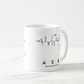 Tasse des gefragt Peptids (VorderseiteRechts)
