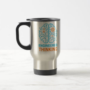 "Tasse des Gehirns des Ingenieurs - Geometrisches Reisebecher