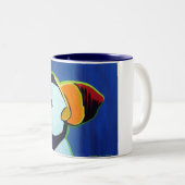 Tasse des gehörnten Puffin (VorderseiteRechts)
