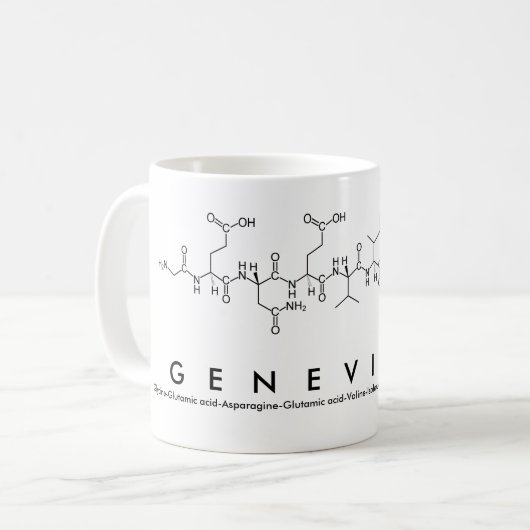 Tasse des Genevieve Peptids (Vorderseite Links)