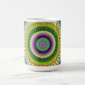 Tasse des geometrischen Mandala-Kreises (Mittel)