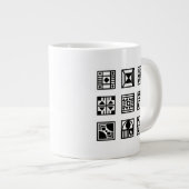 Tasse des geometrischen Stammmusters (Vorderseite Rechts)