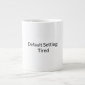 Tasse des getired Mode-Kaffees (Vorderseite)