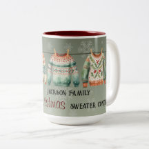 Tasse des Gewinners des Ugly Sweater Contests - An