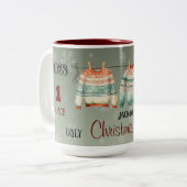 Tasse des Gewinners des Ugly Sweater Contests - An (Vorderseite Links)