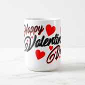 Tasse des glücklichen Valentinstag (Mittel)
