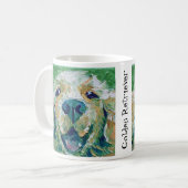 Tasse des goldenen Retrievers (Vorderseite Links)
