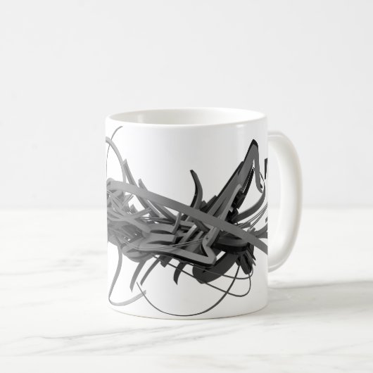 Tasse des Graffiti-3d (VorderseiteRechts)