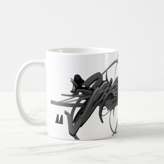 Tasse des Graffiti-3d (Links)