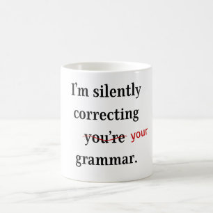 Tasse des Grammar Guardian: Sip, Snicker und Korri