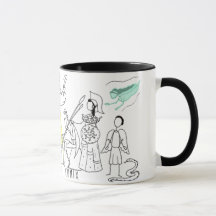 Tasse des griechischen Mythos Comix-Logos