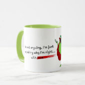 Tasse des Grinch-Kaffees - Ein Mischpult (Vorderseite Links)