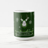 Tasse des grünen Reindeer-Kaffees (Mittel)