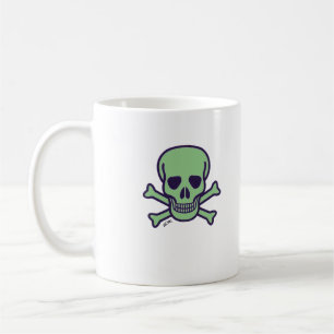 Tasse des grünen Schädels